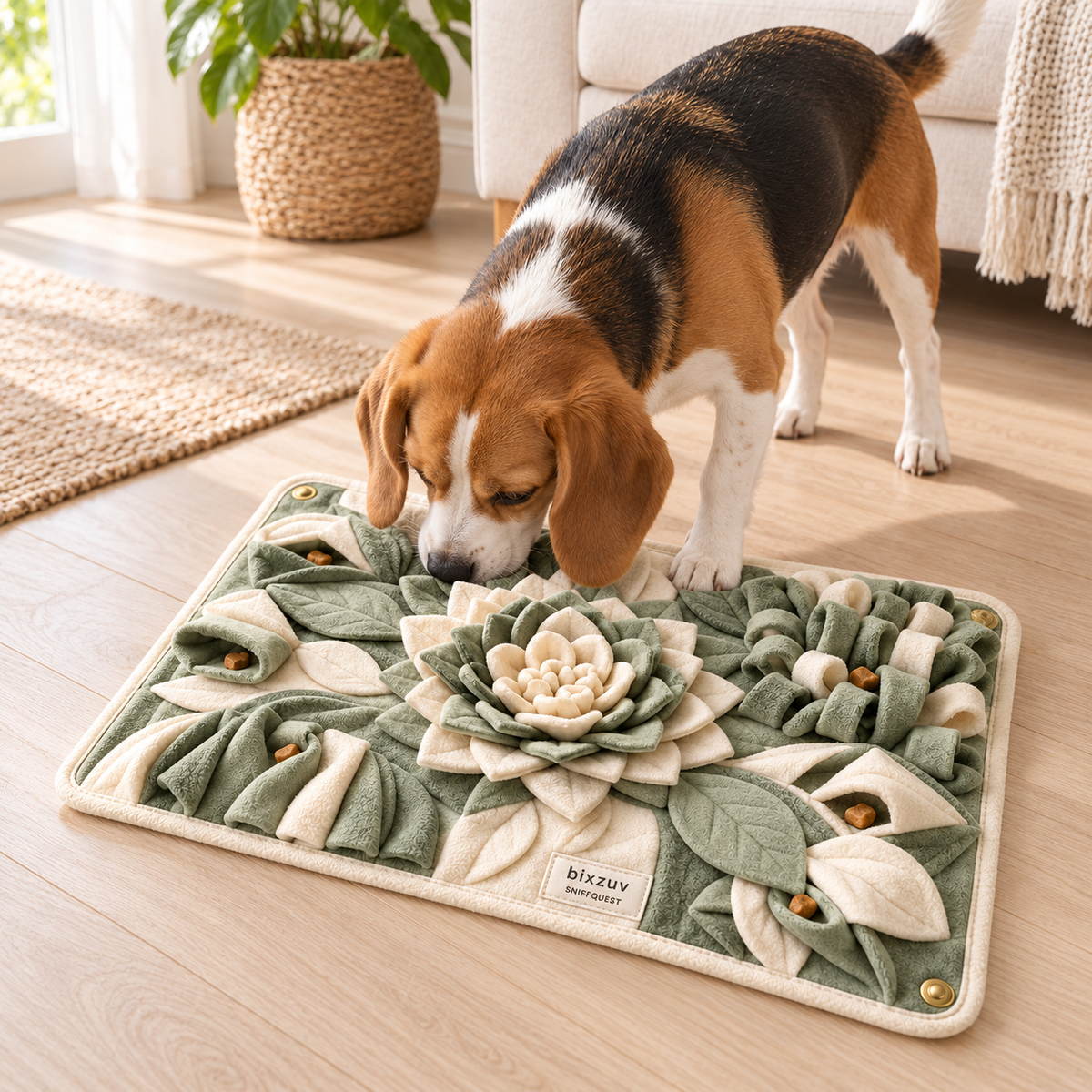 BIXZUV SniffQuest Foldable Enrichment Mat
