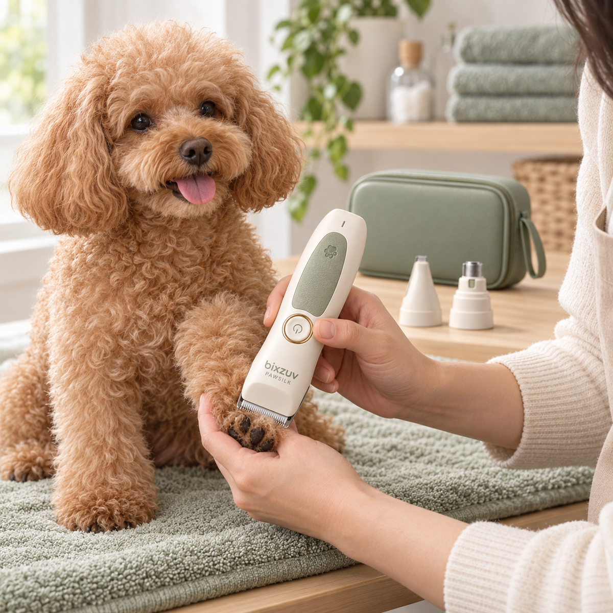 BIXZUV PawSilk Cordless 4-in-1 Pet Grooming Kit