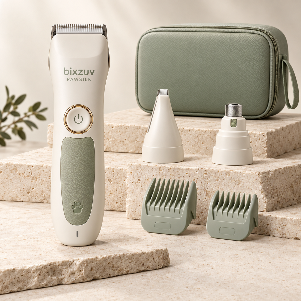 BIXZUV PawSilk Cordless 4-in-1 Pet Grooming Kit
